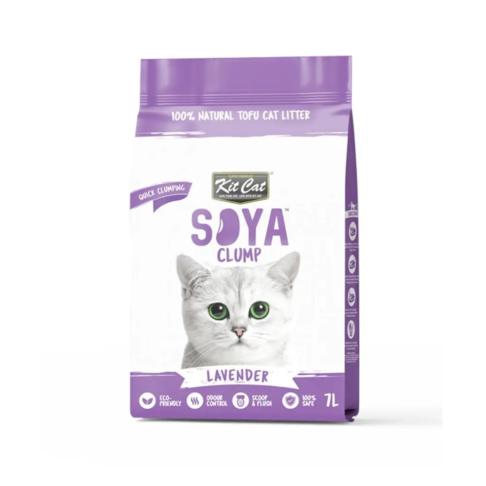 Kit Cat Soya Clump Soyabean Litter Lavander 7L
