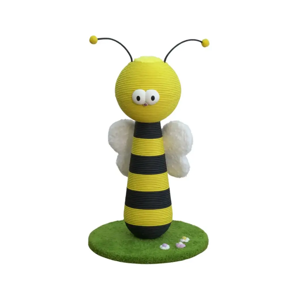Catry Bumblebee Decorative Sisal Scratching Post Ø35x56