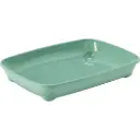 Moderna Arist-O-Tray-Cat Litter Tray 36.7 x 27.1 x 6.2 cm Color - Green, Size - S