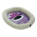 Mikki Cat Snoozer Pet Bed Pillow, Medium, White
